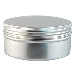 Bidon en aluminium (Avec couvercle à vis) - 100 ml.
