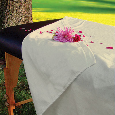 Comfort™ Flannel Flat Sheet WHITE